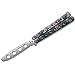 LetsFunny Butterfly Knife Trainer Enhanced Practice Training Knife Tool Unsharpened Blade No Offensive practice, good for Beginners and boys