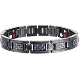 Health Care Titanium Bracelet Bangle Magnetic Bracelet Blue Plated Men