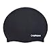 Silicone Solid Swim Cap - Waterproof, Comfortable Stretch Fit, For Men and Women, Suitable For Long Hair - For Swimming, Diving & Snorkeling - By Splaqua