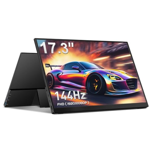 CAPERAVE 17.3 inch 144Hz Portable Gaming Monitor