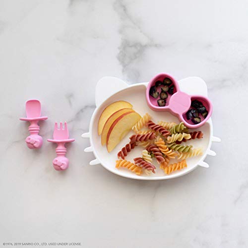 Bumkins Baby Utensils, Hello Kitty Utensil Set, Chewtensils Silicone