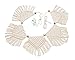 Mkono Macrame Woven Wall Hanging Fringe Garland Banner Bohemian Wall Decor Woven Home Decoration for Apartment Bedroom Living Room Nursery, 7