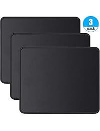 Hot  paquete de 3 almohadillas para orejas de mouse cómodo mouse pad alfombrilla de mouse con bordes cosido, premium-textured alfombrilla de mouse para juegos, base de goma antideslizante Mousepads para computadora portátil, computadora y PC, 10.3 x 8.3 i