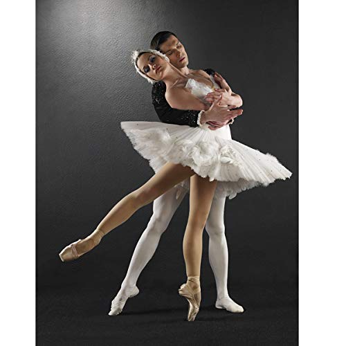 Bosowos Girls Footed Tights Dance Tights Ultra Soft Ballet Leggings for Kids Women 2 Pairs Suntan L