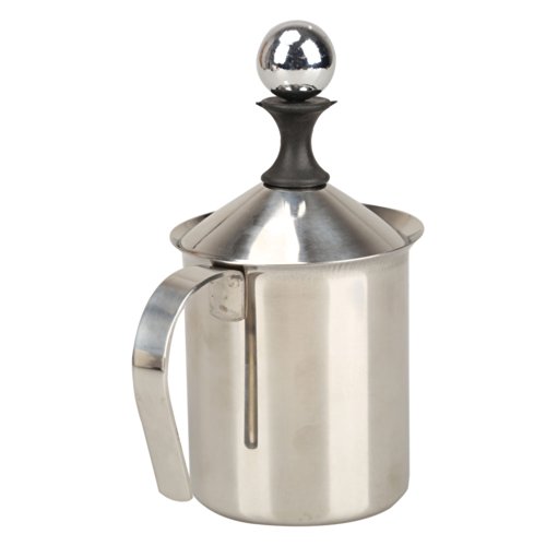 Click Here to See More Images ANLIN 400ML/800ML Stainless Steel Double Mesh Milk Frother Milk Foamer Milk Creamer Kitchen Tool