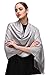 Fairycece Shawls and Wraps for Evening Dresses Silver Shawls and Wraps for Wedding Shawl for Evening Dresses