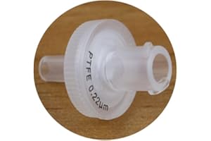 LABLPSAI Syringe Filter PTFE 13mm Diameter 0.22μm Pore Size, Hydrophobic, 100Pcs