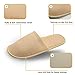 AILELAN Spa Slippers, 20 Pairs Cotton Velvet Closed Toe Disposable Slippers Fit Size for Men and Women for Hotel Home Guest Used, White Non-Slip Slippers