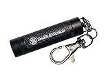 Smith & Wesson Galaxy Ray Black LED Flashlight Waterproof Tactical Hunting Camping Hiking Fishing Emergency Outdoor Indoor Free Battery Clip Pocket-Sized