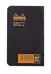 Rhodia Staplebound Orange Lined Notebook 8 1/4 X 11