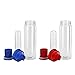 VonShef Fruit Infuser Water Infusing Bottles, 24 Ounce, Red and Blue, Pack of 2