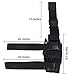 Shootmy Tactical Right Leg Holster with Magazine Pouch, Black
