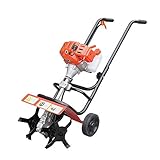 Garden Tiller Cultivator 52CC 2-Stroke Gasoline