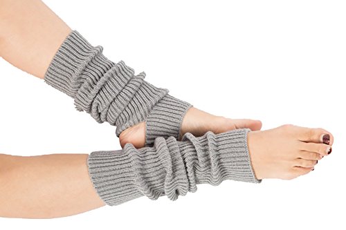 Casue Beenwarmers voor dames, meisjes, beenwarmers, yoga-beenwarmers, met hielgat, beenwarmers, gebreid, gehaakt, lange… - Image 5