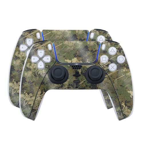 Glossy Glitter Skin Compatible with PlayStation 5 PS5 Controller (2 Pack) - Vip…