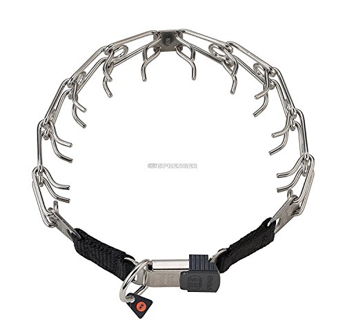 Herm Sprenger Quick Release Steel Prong Collar, 18 inches x 3/25 millimeters, Stainless Steel