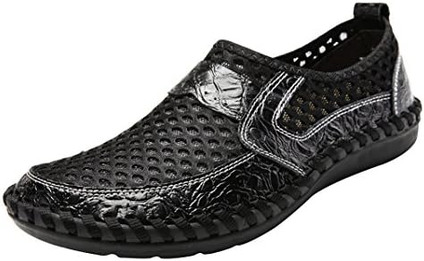 LOUECHY Men's Notus Mesh Walking Loafers Breathable Casual Shoes Lightweight Driving Shoes