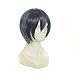 Cfalaicos Black Butler Kuroshitsuji Ciel Phantomhive Short Anime Cosplay Wig (Blue Grey)