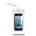 DandyCase Slim Waterproof Case for Apple iPhone 5S / 5 / 5C & Apple iPod Touch 5 (Will NOT fit Other Smartphones) - IPX8 Certified to 100 Feet [Retail Packaging (White)
