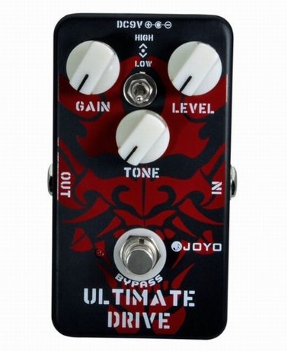 A1841 Joyo JF-02 Ultimate Overdrive Pedal, Featuring True Bypass Wiring