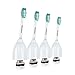 Genkent Replacement Toothbrush Heads for Philips Sonicare HX7022/66 Essence Xtreme Elite Advance (4 PACK) by Genkent