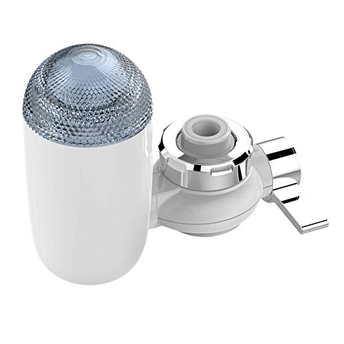 IREALIST Filtration System, Faucet Mount Drinking Tap Water Filter, RO-5, Off White