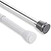 casa pura Tension Shower Rod | Classic Polished Chrome Adjustable Shower Curtain Rod | Chrome - 28 to 48 Inch