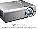 Optoma EH500 High Brightness Projector for Business with 4,700 Lumens, HDMI and Crestron RoomView for Network Controlthumb 1