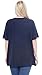 Disney Plus Size Womens T-Shirt Mickey Mouse Print (Navy, 2X)