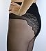 Conte Bikini - Women's Lasting Sheer Top Control Silky Quality Panty hose - Medium, Black