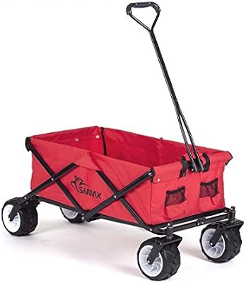 Samax Bollerwagen Offroad Rot Diverse Ausfuhrungen Amazon De