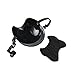 IAMUQ Dog Helmet, Cool Black Pet Hat Funny Dog Helmet for Sun Rain Protection Small Medium Costumes Accessories - S
