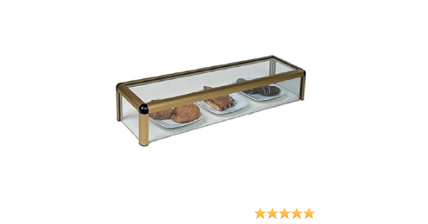 Vitrina expositora alimentos, ideal barra bar para los aperitivos, largo 1.000 mm.