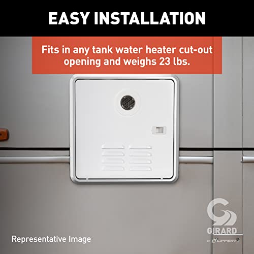 GIRARD Tankless RV Water Heater, 12V Power, 42,000 BTUs, Quiet