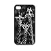 Cool Giraffe Family With Sunglasses Cute Animal Pattern Hard Back Skin Snap on Case Cover for Apple iPhone 4 4S by innosub