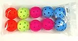 Salming Aero Floorball, Color, 10 Pack (3 Blue/3 Magenta/2 Orange/2 Yellow), Blue/Magenta/Orange/Yellow