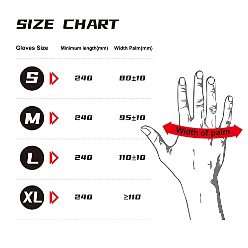 Purism Black Nitrile Gloves, 4mil, Size X-Large, 100 Pcs, Powder-free Latex free