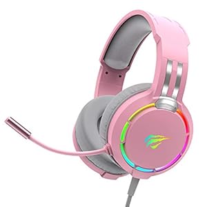 havit RGB Wired Gaming Headset (roze)