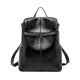 Leyan Women's Will Leather Stylish Multi-purpose Backpack Purses Cross Body Shoulder Bag School Bags