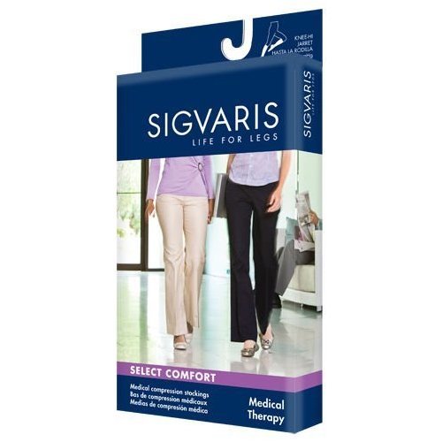 860 Select Comfort 20 30 Mmhg Women S Closed Toe Knee High Sock