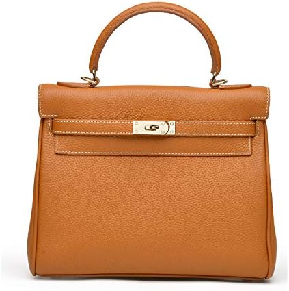 Plum Queen Classic Genuine Leather Handbags For women Ladies Handbags Womens Handbags Black/Brown