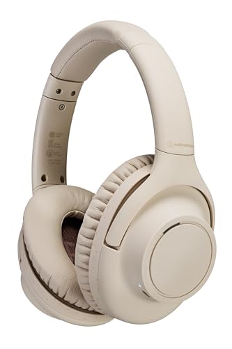 Audio-Technica ATH-S300BTBG Wireless Headphones, Beige