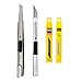 7MO Retractable Utility Knife & Blades Precision Cutting Knife with Auto-safety Lock for Car Vinyl Film Wrapping 1 Set