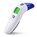 Digital Infrared Forehead and Ear Thermometer (Dual Mode), CE & FDA Approved Medical Fever Thermometer for Baby Adult Child Todder with Fever Alarm, Non Contact/Touch, 20 Groups Memory
