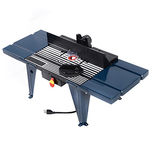 Goplus Electric Aluminum Router Table Wood Working Craftsman Tool