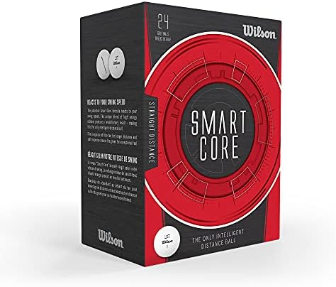 Wilson Smart Core Golf Ball – Pack of 24 (White)