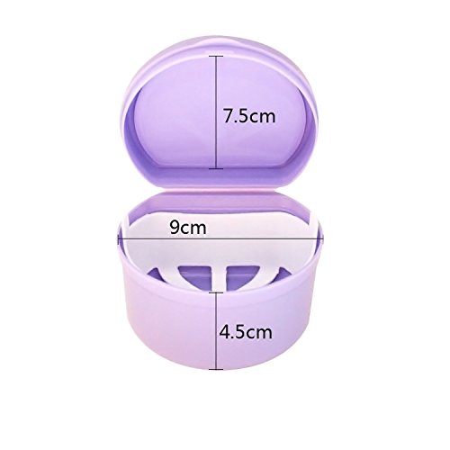 Zgood Denture Bath - Storage Container for Soaking Dentures, Retainers Large Size - Thumbnail 4