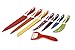 Golden Chef Collection 8 Piece Stainless Steel Non Stick Blades Kitchen Knife Set with Ceramic Peeler Gift Box