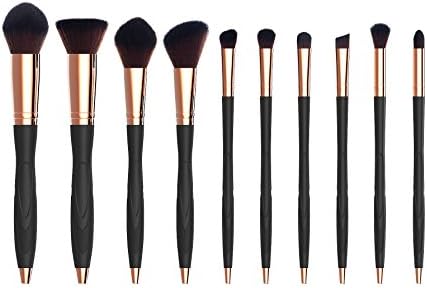Makeup Brush Set,Professional 10 Pieces, Soft Toothbrush BB Cream Foundation Contour Powder Conceler Eyeliner Brush