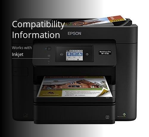 Epson WorkForce Pro WF-4730 Wireless All-in-One Color Inkjet Printer, Copier, Scanner with Wi-Fi Direct, Amazon Dash Replenishment Ready